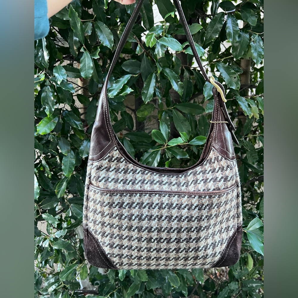 SOLD—Coach Y2K Hampton Houndstooth - Picture 2 of 14